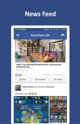 Play FaceView for Facebook Lite 