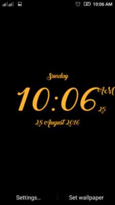 Play Fancy LED digital clock LWP 