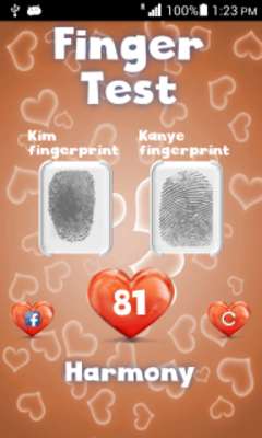 Play Fingerprint Love Test for Fun 