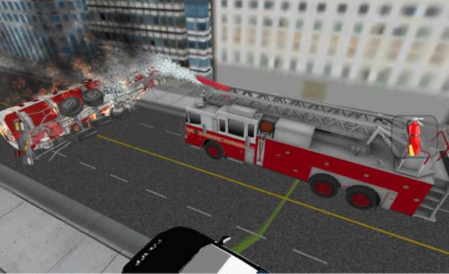 Play Fire Fighter Truck Rescue 3D 