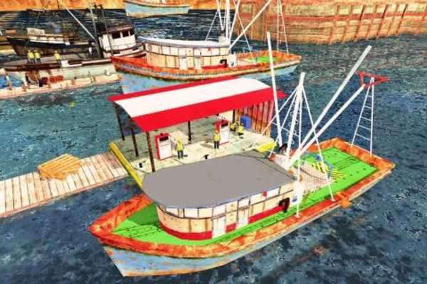 Play Fishing Boat Cruise Drive 3D - Real Fishing Game 