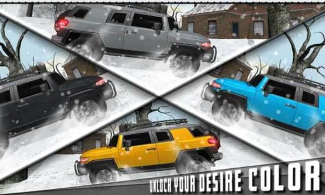 Play FJ 4x4 Cruiser Snow Driving 