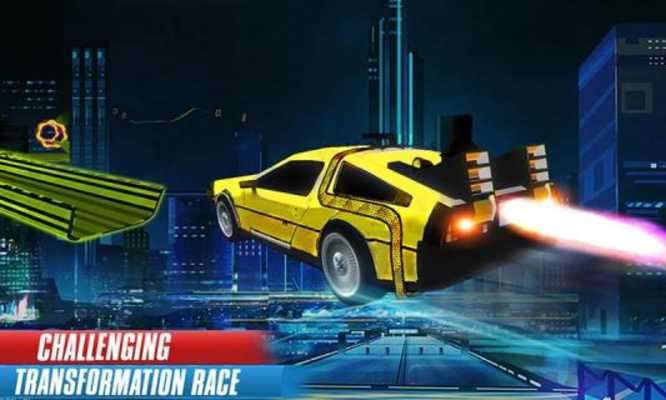 Play Flying Jet Cars Transform Race Stunts GT Car Bike 