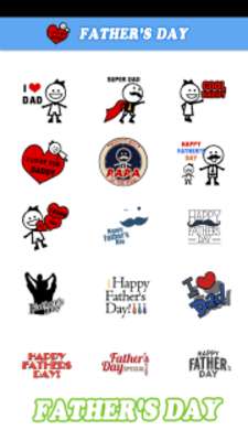 Play Free Father's Day Sticker GIF 