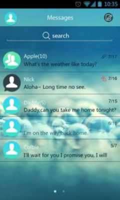 Play (FREE) GO SMS PRO CLEAN THEME 