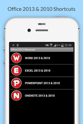Play APK Free MS Office 2013 Shortcuts  and enjoy Free MS Office 2013 Shortcuts with UptoPlay knk.MS.Office2013.shortcuts