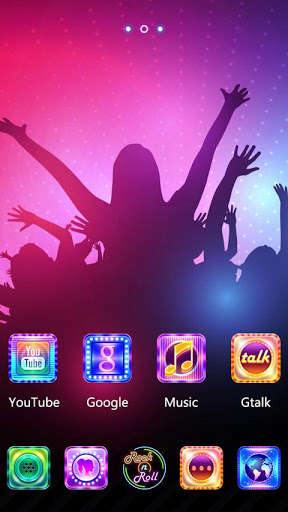 Play APK (FREE) Rock n Roll GO Theme  and enjoy (FREE) Rock n Roll GO Theme with UptoPlay com.gau.go.launcherex