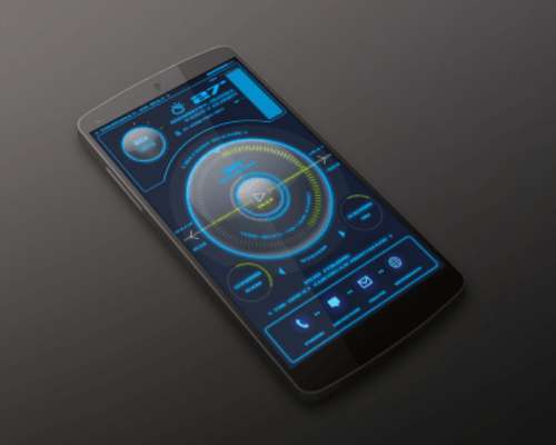 Play Futuristic Zooper Widget Skin 