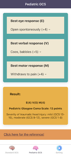 Play APK Glasgow Coma Scale: GCS Score, Consciousness Level  and enjoy Glasgow Coma Scale: GCS Score, Consciousness Level using 