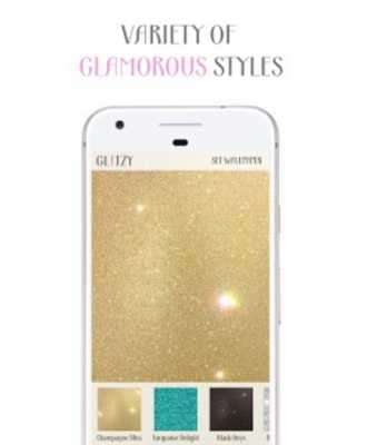 Play Glitzy - Real Glitter Live Wallpaper 