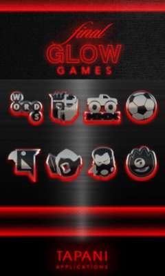 Play Glowred Icon Pack 