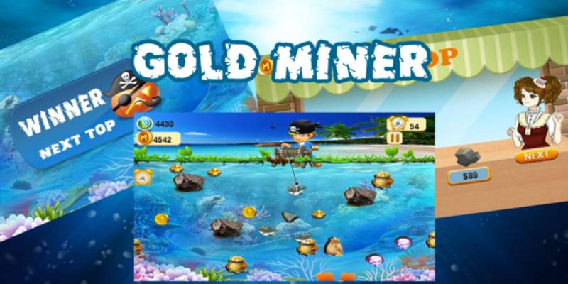 Play Gold Miner Ocean 