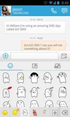 Play GO SMS Pro Tofu Sticker 