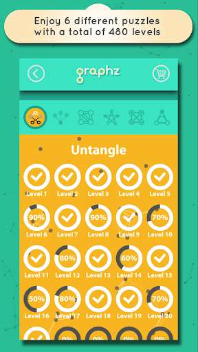 GRAPHZ Puzzles: Think outside the box online game with UptoPlay