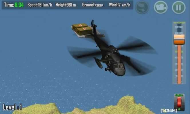 Play Gunship Carrier Helicopter 3D 