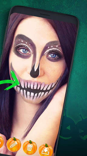 Play Halloween Party Makeup Stickers for Pictures 