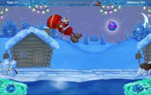 Play Happy Santa's Runner 