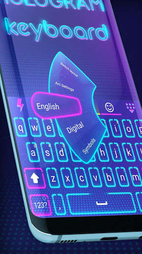 Play Hologram Neon Keyboard 