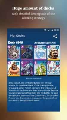 Play Hot decks for Clash Royale 