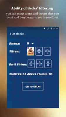 Play Hot decks for Clash Royale 