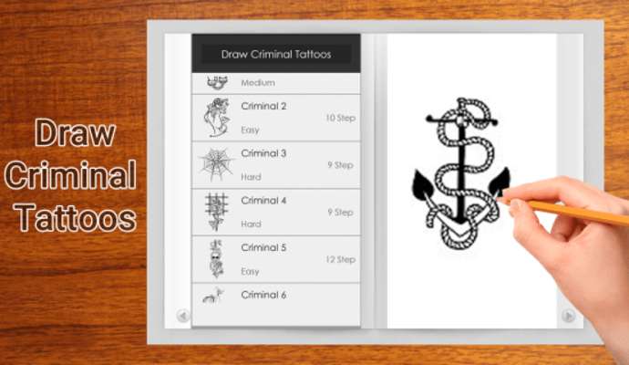 Play How to Draw Criminal Tattoo 