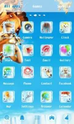 Play Ice Age. GO Launcher EX Theme 