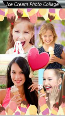 Play Ice Cream Photo Collage 