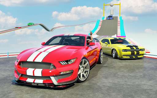 Play Impossible Car Stunt Racing 