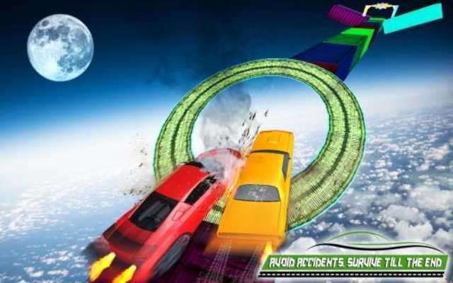 Play Impossible Stunts Car Racer Games 