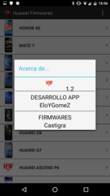 Play Información Huawei Firmwares 