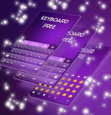 Play Keyboard Free Purple Theme 