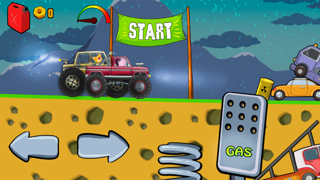 Play APK Kids Monster Truck  and enjoy Kids Monster Truck with UptoPlay com.PSVStudio.HippoMonstarTruck