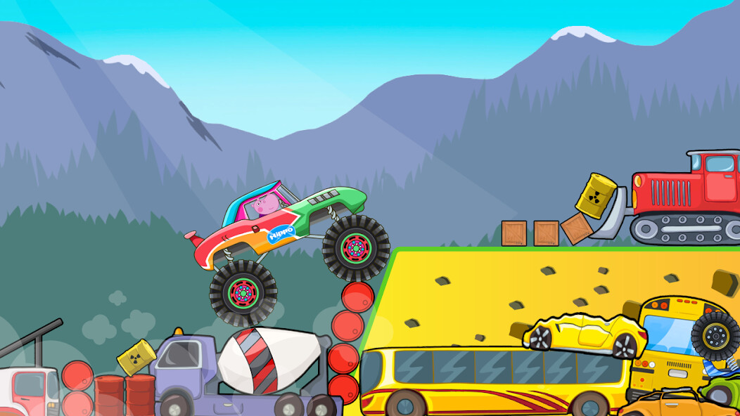 Play APK Kids Monster Truck  and enjoy Kids Monster Truck with UptoPlay com.PSVStudio.HippoMonstarTruck