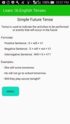 Play Learn 16 English Tenses 