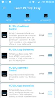 Play Learn PL SQL -Offline Tutorial 