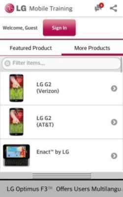 Play LG Mobile Training 