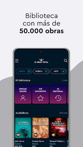Play APK Libros y audiolibros gratis - El Libro Total  and enjoy Libros y audiolibros gratis - El Libro Total with UptoPlay com.syc.librototal.El_Libro_Total
