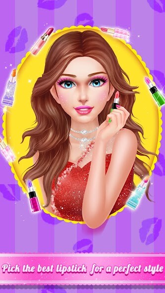 Play APK Lipstick Maker - DIY Makeover  and enjoy Lipstick Maker - DIY Makeover with UptoPlay com.girlsbeautysalon.android_lipstickmakersalon