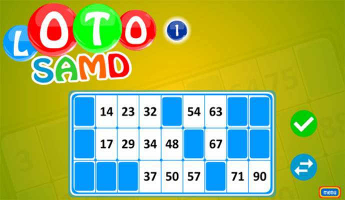 Play Loto SAMD, puzzle game. 