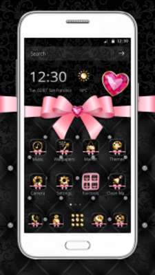 Play Luxury Pink Bow Theme 