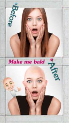 Play Make Me Bald Funny Photo Booth 