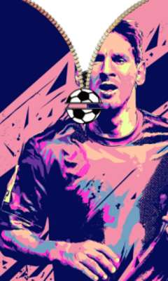 Play Messi Zipper Lock Screen 2017 