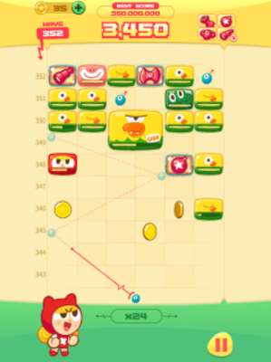 Play MOMO STRIKE - Endless Block Breaking Game! 