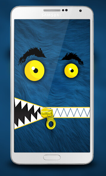 Play Monster Zipper Lock Screen 