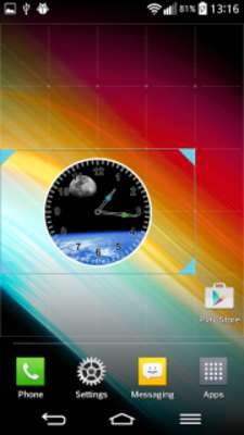 Play Moon Clock Widget 