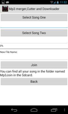 Play Mp3 Merger and Cutter 