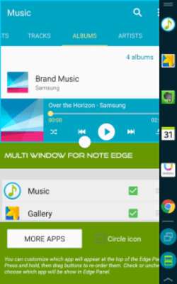 Play Multi Window for Note Edge 