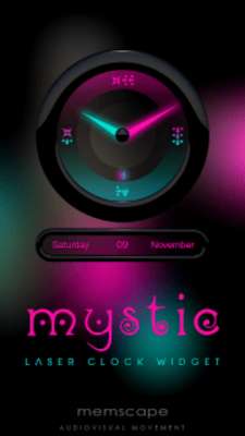 Play MYSTIC Laser Clock Widget 