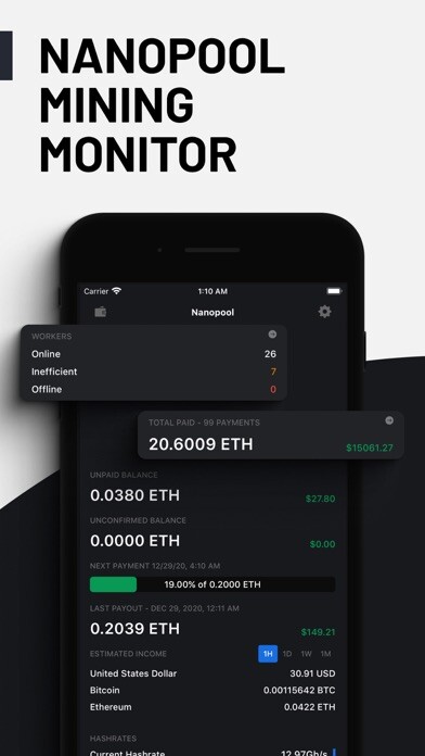 Play Nanopool Mining Monitor 