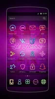 Play Neon Light Theme 